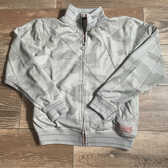 Billabong Camo Full Zip Track Jacket/ Sweatshirt - Picture 2 of 13